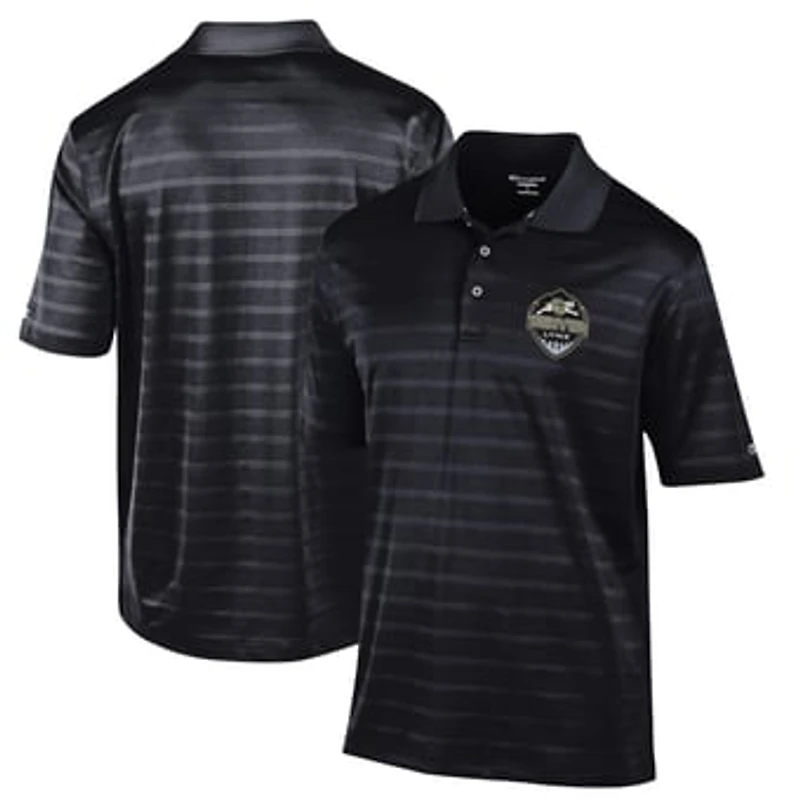Men's Champion Black CU Denver Lynx Relaxed Fit Textured Solid Polo