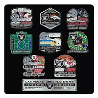 Mojo Las Vegas Raiders 9-Pack Collector Pin Set