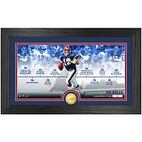 Highland Mint Jim Kelly Buffalo Bills 12'' x 20'' Timeline Pano Photo Mint