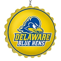 Gold Delaware Fightin' Blue Hens Bottle Cap Dangler