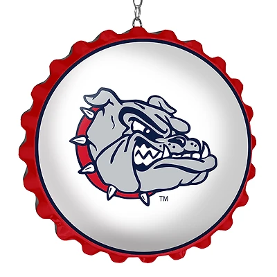 Red Gonzaga Bulldogs Bottle Cap Dangler