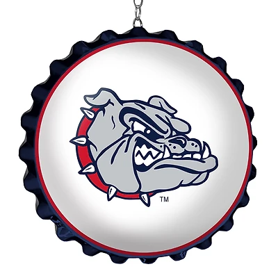 Navy Gonzaga Bulldogs Bottle Cap Dangler