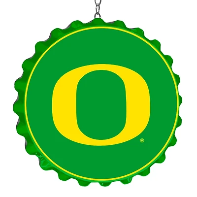 Green Oregon Ducks Bottle Cap Dangler