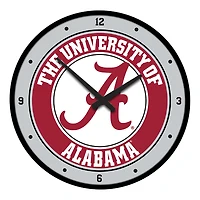 Crimson Alabama Crimson Tide Modern Disc Wall Clock