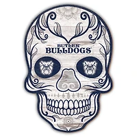 Butler Bulldogs 12'' Sugar Skull Sign