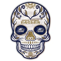 Georgia Southern Eagles 12'' Sugar Skull Sign