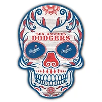 Los Angeles Dodgers 12'' Sugar Skull Sign