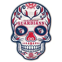 Cleveland Guardians 12'' Sugar Skull Sign