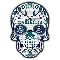 Seattle Mariners 12'' Sugar Skull Sign