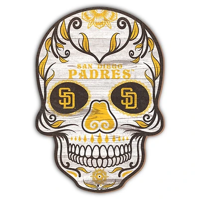 San Diego Padres 12'' Sugar Skull Sign