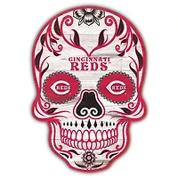 Cincinnati Reds 12'' Sugar Skull Sign