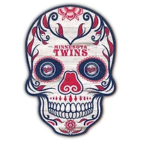 Minnesota Twins 12'' Sugar Skull Sign