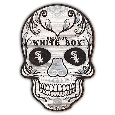 Chicago White Sox 12'' Sugar Skull Sign