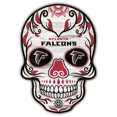 Atlanta Falcons 12'' Sugar Skull Sign