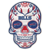 Buffalo Bills 12'' Sugar Skull Sign