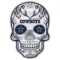 Dallas Cowboys 12'' Sugar Skull Sign