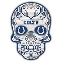 Indianapolis Colts 12'' Sugar Skull Sign