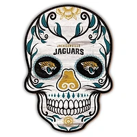 Jacksonville Jaguars 12'' Sugar Skull Sign