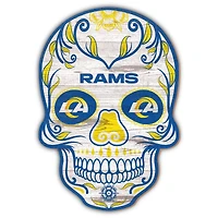 Los Angeles Rams 12'' Sugar Skull Sign