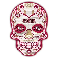 San Francisco 49ers 12'' Sugar Skull Sign