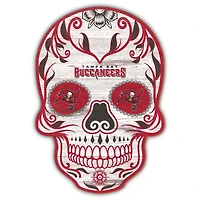 Tampa Bay Buccaneers 12'' Sugar Skull Sign