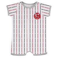 Infant White Cincinnati Reds Ball Hitter Coverall