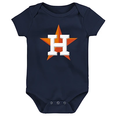 Newborn & Infant Navy Houston Astros Primary Team Logo Bodysuit