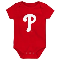 Newborn & Infant Red Philadelphia Phillies Primary Team Logo Bodysuit