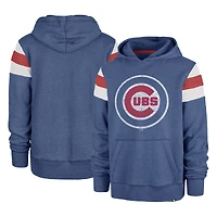 Men's '47 Heather Royal Chicago Cubs Premier Nico Pullover Hoodie