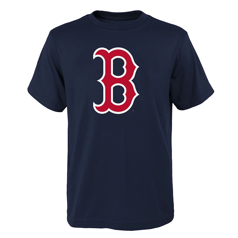 Youth Navy Boston Red Sox Logo Primary Team T-Shirt