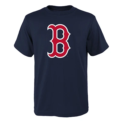 Youth Navy Boston Red Sox Logo Primary Team T-Shirt