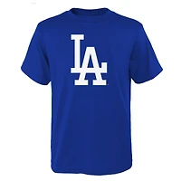 Youth Royal Los Angeles Dodgers Logo Primary Team T-Shirt