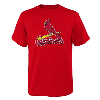 Youth Red St. Louis Cardinals Logo Primary Team T-Shirt
