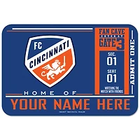 WinCraft FC Cincinnati Personalized 20'' x 30'' Floor Mat