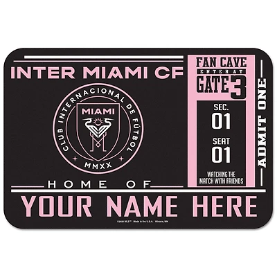 WinCraft Inter Miami CF Personalized 20'' x 30'' Floor Mat