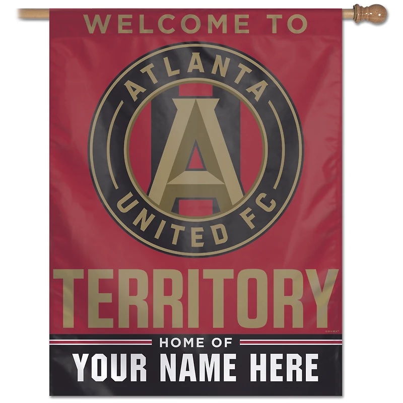 WinCraft Atlanta United FC Personalized 27'' x 37'' One-Sided Banner