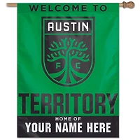WinCraft Austin FC Personalized 27'' x 37'' One-Sided Banner