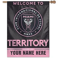 WinCraft Inter Miami CF Personalized 27'' x 37'' One-Sided Banner
