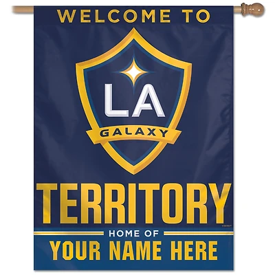 WinCraft LA Galaxy Personalized 27'' x 37'' One-Sided Banner