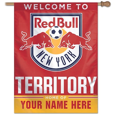 WinCraft New York Red Bulls Personalized 27'' x 37'' One-Sided Banner