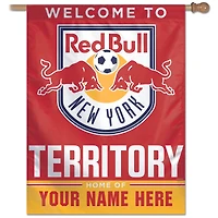 WinCraft New York Red Bulls Personalized 27'' x 37'' One-Sided Banner