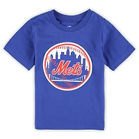 Toddler Royal New York Mets Team Crew Primary Logo T-Shirt