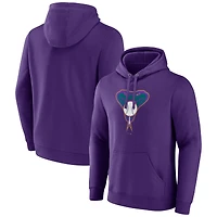 Men's Purple Arizona Diamondbacks Cooperstown Collection Pullover Hoodie