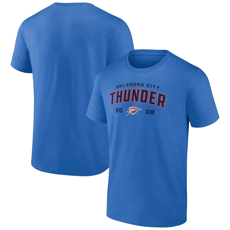 Men's Oklahoma City Thunder Blue Rebel T-Shirt
