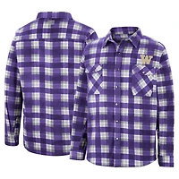 Men's Colosseum Purple Washington Huskies Ellis Full-Snap Jacket