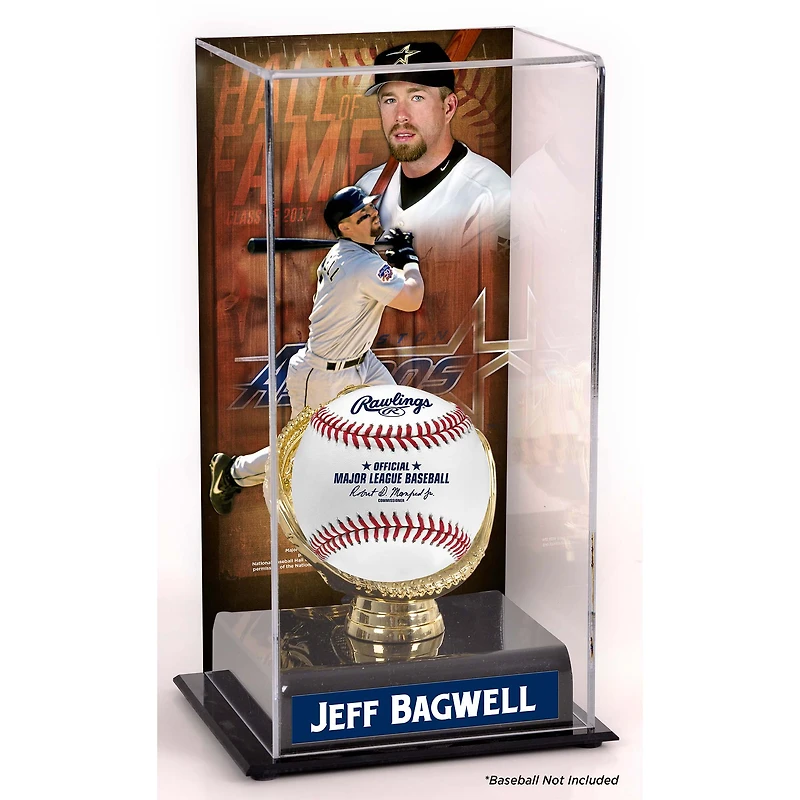 Jeff Bagwell Houston Astros Hall of Fame Sublimated Display Case with Image