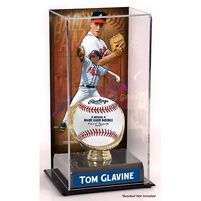 Tom Glavine Atlanta Braves Hall of Fame Sublimated Display Case with Image