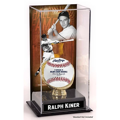 Ralph Kiner Pittsburgh Pirates Hall of Fame Sublimated Display Case with Image