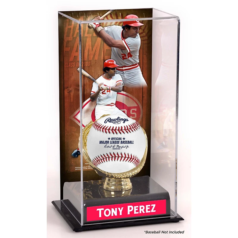 Tony Perez Cincinnati Reds Hall of Fame Sublimated Display Case with Image