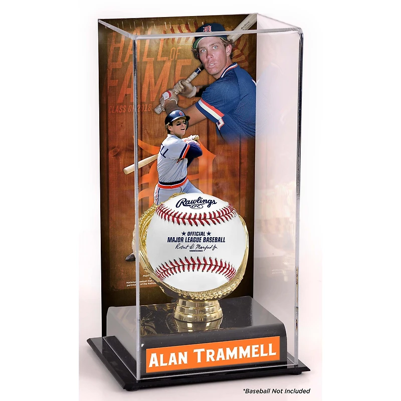 Alan Trammell Detroit Tigers Hall of Fame Sublimated Display Case with Image